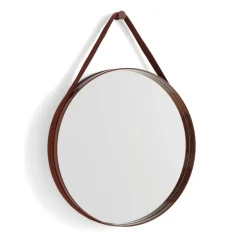 Espejo Strap Mirror, Dark brown