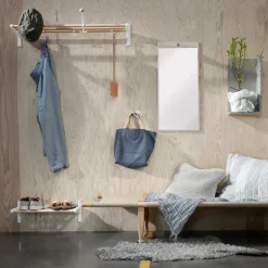 Espejo Tillbakablick rectangular, Negro