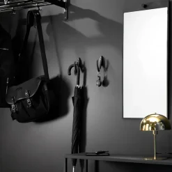 Espejo Tillbakablick rectangular, Negro