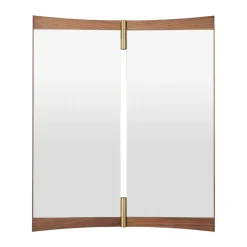 Espejo Vanity 2, Nogal-latón