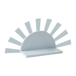 Estante circular Star con pegatinas, Azul