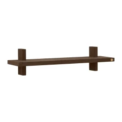 Estante de pared Treat individual, Roble ahumado aceitado, 50×12×11,2 cm