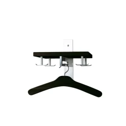 Estante de recibidor 5, Roble teñido de negro