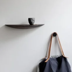 Estante Gridy Fungi roble oscuro, grande