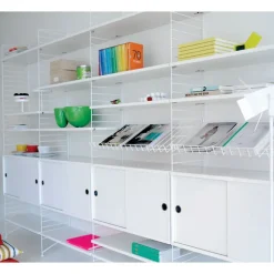 Estante para reistero String metálico, Blanco