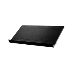 Estante para revistero String madera, Fresno teñido de negro, 78x30 cm