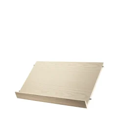 Estante para revistero String madera, Chapa de fresno, 58x30 cm