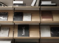 Estante para revistero String madera, Blanco, 58x30 cm