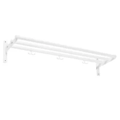 Estante perchero o zapatero Nostalgi , blanco, blanco