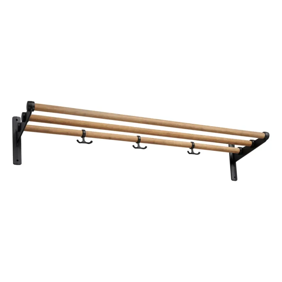 Estante perchero o zapatero Nostalgi , bambú-negro