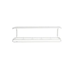 Estante sombrerero Classic 650, Blanco/blanco, 2 niveles, 100 cm