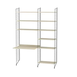 Estante String, Fresno, 78x30 cm, paquete de 3