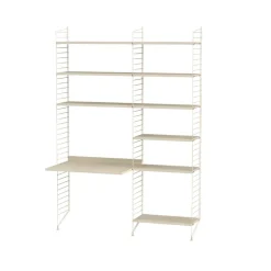 Estante String, Fresno, 78x30 cm, paquete de 3