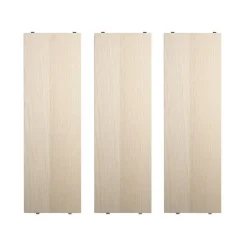 Estante String, Fresno, 58x20 cm, paquete de 3
