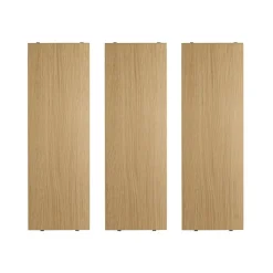 Estante String, Roble, 58x20 cm, paquete de 3