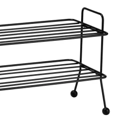 Estante zapatero Bill, negro