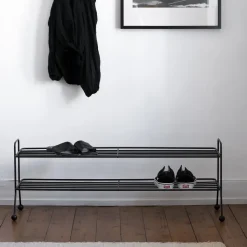 Estante zapatero Bill Shoe Shelf L, Negro