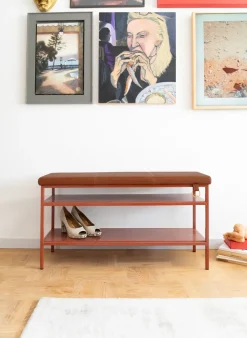 Estante zapatero Nancy, Cinnamon-vintage cognac