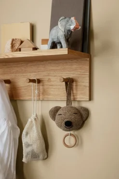 Estantería con ganchos Place Rack roble, Small