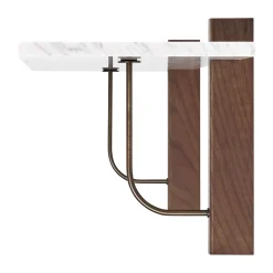 Estantería Corbel 100x30cm, Marble carrara