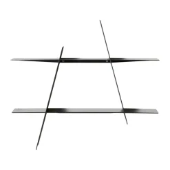 Estantería de pared A-Shelf Medium 52x9x46 cm, Black