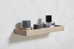 Estantería de pared Shelf 11 44 cm, Lacquered oak