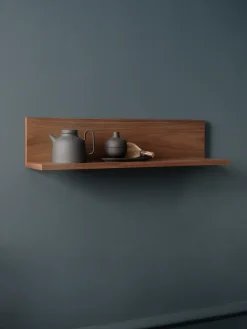 Estantería de pared Tana 75 cm, Nogal