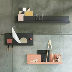 Estantería Folded, pequeña, negro