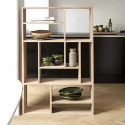 Estantería M Rack pequeña, Roble con aceite duro encerado