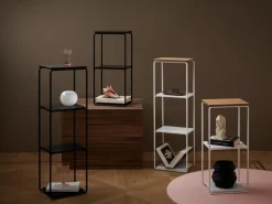 Estantería Mixrack Floor Shelf S 26x19x57,2 cm, Stained oak-black