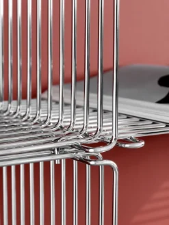 Estantería Panton Wire Extended 70x34,8x34,8 cm, Chrome