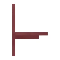 Estantería para pared A-Light Shelf Special Edition, Wine red 90x21x35 cm