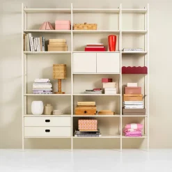 Estantería Portal 158 cm, Off-white