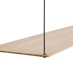 Estantería Stedge 80 cm, roble pigmentado blanco