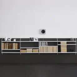 Estantería String Pocket, blanco, blanco