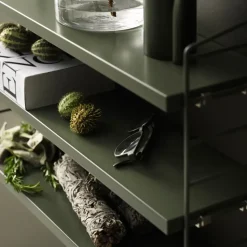 Estantería String Pocket sage, Sage (verde)