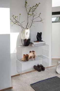 Estantería Wire, Chrome, 31x70x26 cm