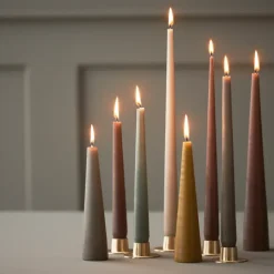 ester & erik 2 Candelabros mate, Oro