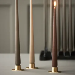 ester & erik 2 Candelabros mate, Oro