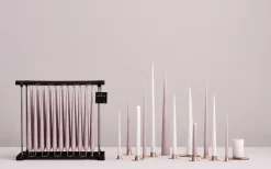 ester & erik 4 Velas lacadas, pure white, 32 cm