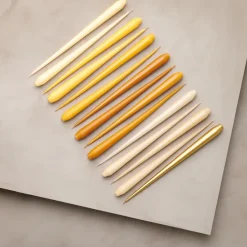 ester & erik 4 Velas lacadas, honey balm, 32 cm