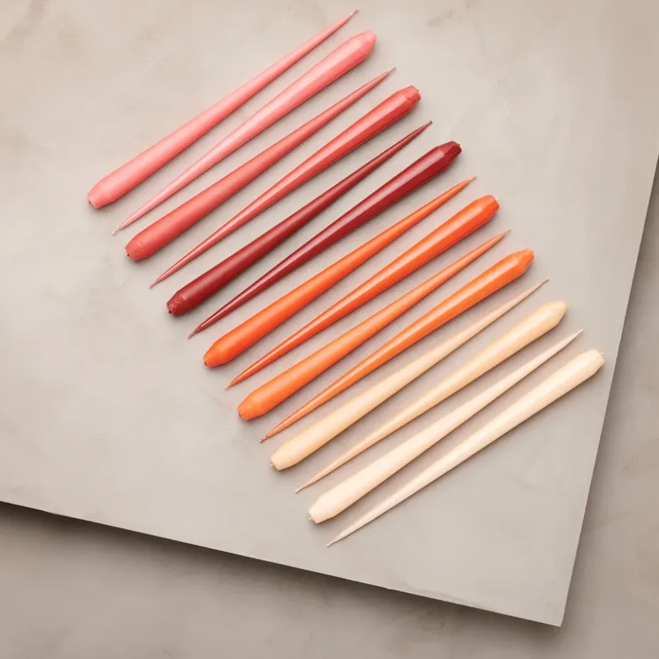 ester & erik 4 Velas mate, aged rust, 32 cm