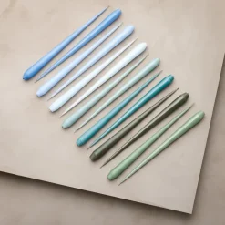 ester & erik 4 Velas mate, green soil, 32 cm