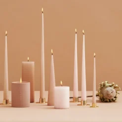 ester & erik 4 Velas mate, ice latte, 42 cm