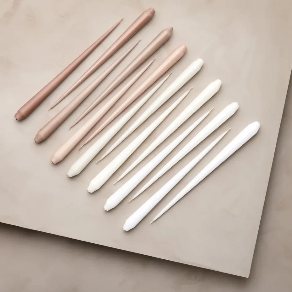 ester & erik 4 Velas mate, ivory, 32 cm