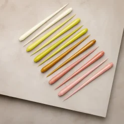 ester & erik 4 Velas mate, rosy caramel, 32 cm