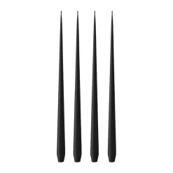 ester & erik 4 Velas mate, Velvet matt black 95, 42 cm
