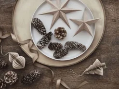 Estrella de madera Venice Ø20 cm, Natural