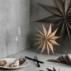 Estrella de Navidad Venok 40 cm, gris cálido