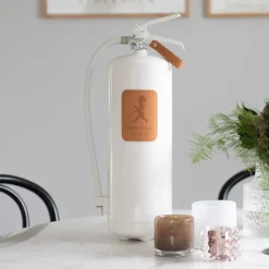 Extintor Solstickan 6 kg, Blanco-cuero claro